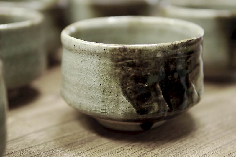 Chawan (Matcha bowl) created for the exhibitions 2018 by KATO Juunidai